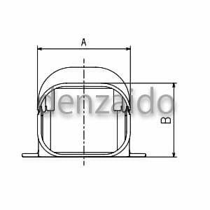 バクマ工業 ウォールコーナー 壁面取り出し用 7型 アイボリー 《スマートダクト ADシリーズ》 ウォールコーナー 壁面取り出し用 7型 アイボリー 《スマートダクト ADシリーズ》 AW-7-I 画像5