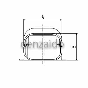 バクマ工業 ウォールコーナー 壁面取り出し用 10型 ブラック 《スマートダクト ADシリーズ》 ウォールコーナー 壁面取り出し用 10型 ブラック 《スマートダクト ADシリーズ》 AW-10-BK 画像5