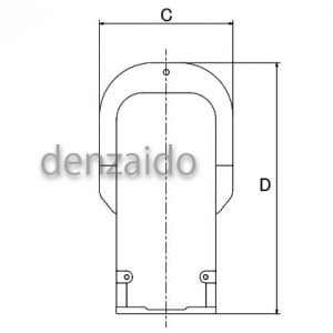 バクマ工業 ウォールコーナー 壁面取り出し用 ブラウン 《スマートダクト RDシリーズ》 ウォールコーナー 壁面取り出し用 ブラウン 《スマートダクト RDシリーズ》 RDW-70-BR 画像2