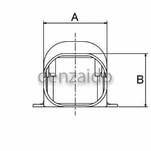 バクマ工業 ウォールコーナー 壁面取り出し用 ブラウン 《スマートダクト RDシリーズ》 ウォールコーナー 壁面取り出し用 ブラウン 《スマートダクト RDシリーズ》 RDW-70-BR 画像5