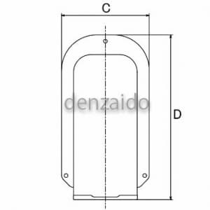 バクマ工業 ウォールコーナー後付用 壁面取り出し用 グレー 《スマートダクト RDシリーズ》 ウォールコーナー後付用 壁面取り出し用 グレー 《スマートダクト RDシリーズ》 RDWA-70-G 画像2