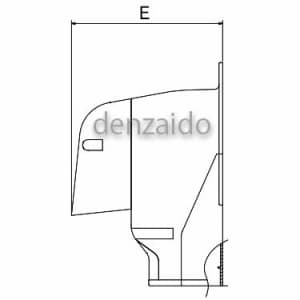 バクマ工業 ウォールコーナー 換気式エアコン用 壁面取り出し用 ブラック 《スマートダクト RDシリーズ》 ウォールコーナー 換気式エアコン用 壁面取り出し用 ブラック 《スマートダクト RDシリーズ》 RDWK-70-BK 画像3