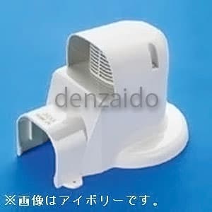 バクマ工業 ウォールコーナー後付用 エアコンキャップ/換気式エアコン用 壁面取り出し用 ホワイト 《スマートダクト RDシリーズ》 RDWX-70-W