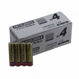 三菱 アルカリ乾電池 単4形 40本セット(4本パック×10個入) LR03R/4S_10set