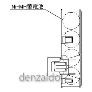 パナソニック 誘導灯・非常灯用交換電池 ニッケル水素蓄電池 4.8V 600mAh 誘導灯・非常灯用交換電池 ニッケル水素蓄電池 4.8V 600mAh FK734 画像3