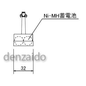 パナソニック 誘導灯・非常灯用交換電池 ニッケル水素蓄電池 3.6V 700mAh 誘導灯・非常灯用交換電池 ニッケル水素蓄電池 3.6V 700mAh FK736 画像4