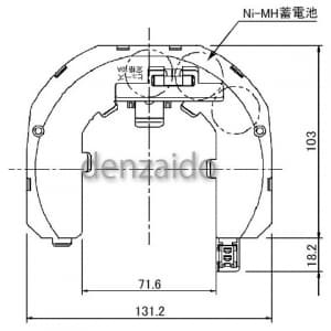 誘導灯・非常灯用交換電池 ニッケル水素蓄電池 3.6V 3000mAh FK796C 誘導灯・非常灯用交換電池 ニッケル水素蓄電池 3.6V 3000mAh FK796C