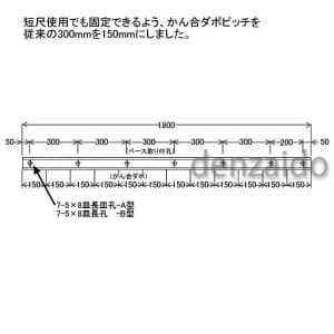 外山電気 【ケース販売特価 5本セット】メタルモール B型 1.8m 標準型 ホワイト ◇◆ケース販売特価 5本セット◆◇メタルモール B型 1.8m 標準型 ホワイト M200_set 画像3