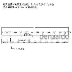 外山電気 メタルモール C型 1.8m 標準型 ホワイト メタルモール C型 1.8m 標準型 ホワイト M300 画像3