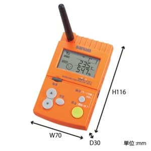 【生産完了品】環境測定器 温湿度センサ ワイヤレスコントローラー 親機 《WiLOG》 WP10