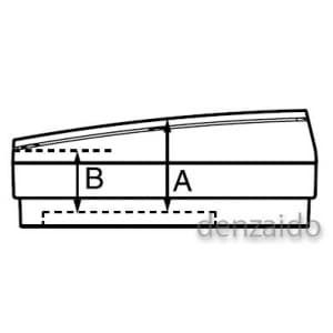 フリーボックス BQR・BQE共通タイプ 露出・半埋込両用形 H325×W552×D111 《コスモパネル コンパクト21》 BQEB552111