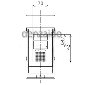 パナソニック 【生産完了品】電気おしらせモニター パワナビ別置きタイプ クランプ(分割)型CTタイプ 露出・半埋込両用形 BQCタイプ 電気おしらせモニター パワナビ別置きタイプ クランプ(分割)型CTタイプ 露出・半埋込両用形 BQCタイプ BQC325PB 画像5