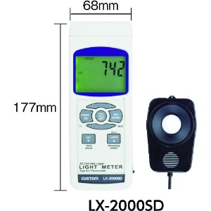 カスタム データロガー照度計 LX-2000SD