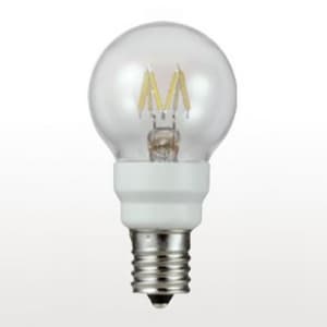 ウシオ LED電球 グローブ形 調光対応 全光束:50lm 白熱球10W相当 口金:E12 直径:40mm LDG2L-G-E12/D8/27/4