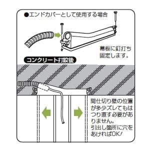 未来工業 逆さエンド CD管φ28用 逆さエンド CD管Φ28用 SNJ-28 画像3