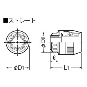 未来工業 マシンフレキコネクタ ストレート 適合管マシンフレキ36 適合ノック径φ42 ミルキーホワイト 防水型 マシンフレキコネクタ ストレート 適合管マシンフレキ36 適合ノック径φ42 ミルキーホワイト 防水型 MFPK-36M 画像2