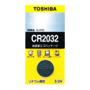 東芝 コイン形リチウム電池 3V 0.2mA 220mAh エコパッケージ 1個入 CR2032EC