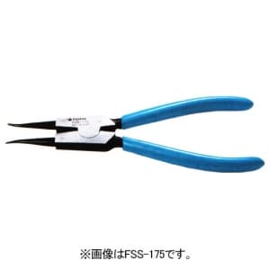 フジ矢 【生産完了品】スナップリングプライヤー 軸用(直) サイズ:145mm FSS-145