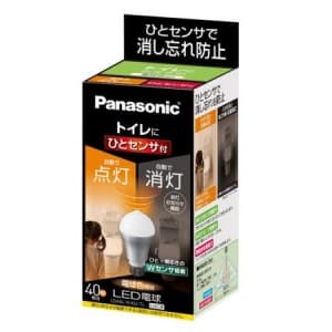 【生産完了品】【ケース販売特価 10個セット】LED電球 ひとセンサタイプ トイレ向け 全光束485lm 40W形相当 電球色 E26口金  LDA6L-H/KU/TL_set