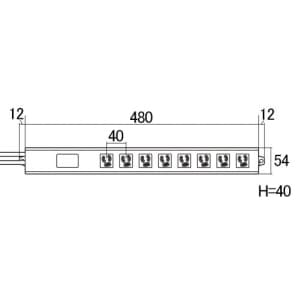 サンワサプライ ノイズフィルタタップ 3P・8個口 抜け止めタイプ 雷ガード内蔵 一括集中スイッチ・マグネット付 ライン型 電源コード長:2m ノイズフィルタタップ 3P・8個口 抜け止めタイプ 雷ガード内蔵 一括集中スイッチ・マグネット付 ライン型 電源コード長:2m TAP-3811NFSWN 画像3