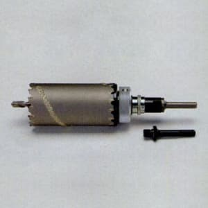 タスコ 両刃コアドリル 回転・振動兼用 刃先サイズ65mm ストレート・SDSシャンク付 TA670W-65