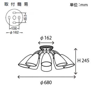 セット送料無料 山田照明 洋風シャンデリア(10~12畳用) LE-3641 - 通販