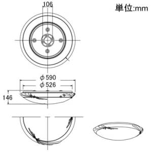 山田照明 【生産完了品】シーリングライト 8〜10畳向け 昼白色 丸形蛍光灯 FHC34形+27形+豆電球 シーリングライト 8～10畳向け 昼白色 丸形蛍光灯 FHC34形+27形+豆電球 LF-3880-N 画像3