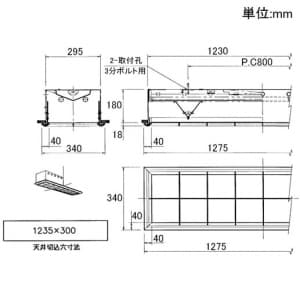 山田照明 【生産完了品】ベースライト 和風 8〜10畳向け 昼白色 直管蛍光灯FHF32W形×2灯 ベースライト 和風 8～10畳向け 昼白色 直管蛍光灯FHF32W形×2灯 DF-2589 画像2