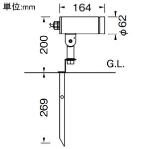 山田照明 【生産完了品】LED一体型スポットライト スパイクタイプ ダイクロハロゲン100W相当 昼白色 定格光束832lm ブラック LED一体型スポットライト スパイクタイプ ダイクロハロゲン100W相当 昼白色 定格光束832lm ブラック AD-2575-N 画像5