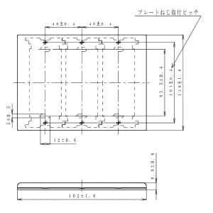 パナソニック カバープレート 取付枠付 スクエア 3連用 ホワイト カバープレート 取付枠付 スクエア 3連用 ホワイト WT8093W 画像2