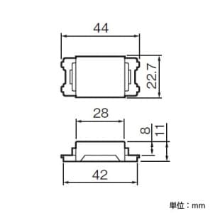 パナソニック ブランクチップ ホワイト ブランクチップ ホワイト WN3020SW 画像3