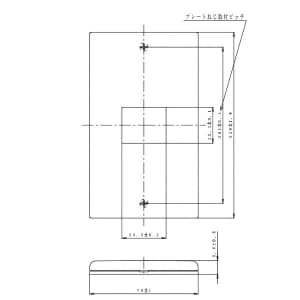 パナソニック コンセントプレート 1連用 1コ用 スクエア ベージュ コンセントプレート 1連用 1コ用 スクエア ベージュ WTF8001F 画像2
