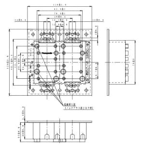 パナソニック 防気・防塵カバー スクエアプレート用 2連用 防気・防塵カバー スクエアプレート用 2連用 WV2462 画像2