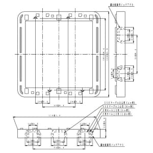 パナソニック プレート用継枠 ラウンドプレート用 2連用 厚さ 12mm ベージュ プレート用継枠 ラウンドプレート用 2連用 厚さ 12mm ベージュ WTC7172F 画像2