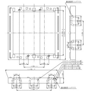 パナソニック プレート用継枠 スクエアプレート用 2連用 厚さ 12mm ベージュ プレート用継枠 スクエアプレート用 2連用 厚さ 12mm ベージュ WT8172F 画像2