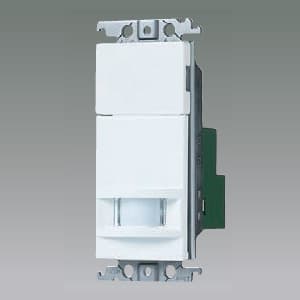 【生産完了品】かってにスイッチ 壁取付 熱線センサ付自動スイッチ 子器 ホワイト WTK1911W
