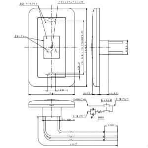 パナソニック 埋込防沫形押釦スイッチ パイロットランプ ON保持形 AC・DC両用 埋込防沫形押釦スイッチ パイロットランプ ON保持形 AC・DC両用 WS6675K 画像3