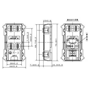 パナソニック フルカラー 埋込ダブルコンセント アースターミナル付 ワンタッチプレート 15A 125V フルカラー 埋込ダブルコンセント アースターミナル付 ワンタッチプレート 15A 125V WN1432 画像2