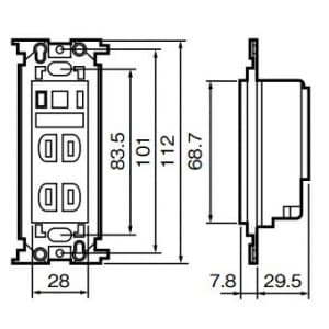 WN1741 (パナソニック)｜フルカラーコンセント｜配線器具｜電材堂【公式】