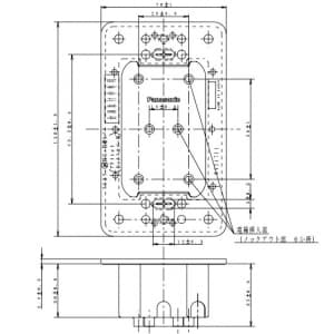 パナソニック フルカラー 埋込防気・防塵カバー アウトレットボックスカバー用 フルカラー 埋込防気・防塵カバー アウトレットボックスカバー用 WV24711 画像2