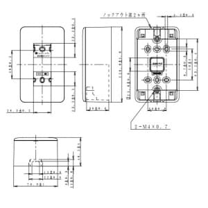 パナソニック フルカラー モダン露出増設ボックス 2コ用 ミルキーホワイト フルカラー モダン露出増設ボックス 2コ用 ミルキーホワイト WV7002W 画像2