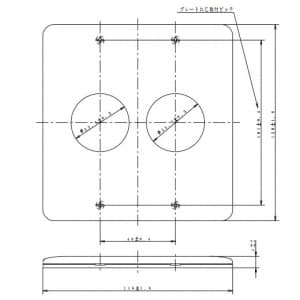 パナソニック フルカラー モダンコンセントプレート 丸型2連 穴径 35.5mm ミルキーホワイト フルカラー モダンコンセントプレート 丸型2連 穴径 35.5mm ミルキーホワイト WN6023W 画像3