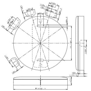 パナソニック フルカラー モダン腰高カバープレート 丸型 厚さ16mm 取付枠付 ダークベージュ フルカラー モダン腰高カバープレート 丸型 厚さ16mm 取付枠付 ダークベージュ WN8060Y 画像3