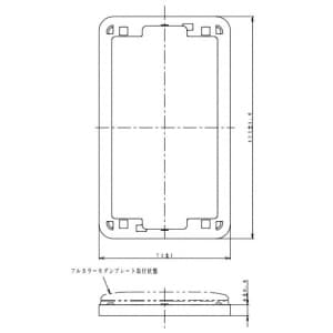 パナソニック フルカラー モダン並型継枠 厚さ6mm ミルキーホワイト フルカラー モダン並型継枠 厚さ6mm ミルキーホワイト WN8071W 画像2