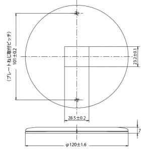 パナソニック フルカラー 大丸型天井用プレート 1コ用 ミルキーホワイト フルカラー 大丸型天井用プレート 1コ用 ミルキーホワイト WN8011W 画像3