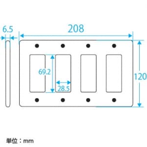 パナソニック フルカラー ステンレス標準プレート 12コ用 フルカラー ステンレス標準プレート 12コ用 WN7612K 画像2