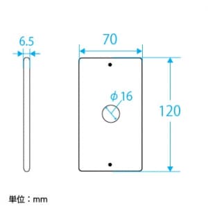 パナソニック フルカラー 新金属大穴電話線プレート 1連用 取付枠付 フルカラー 新金属大穴電話線プレート 1連用 取付枠付 WN7561 画像2