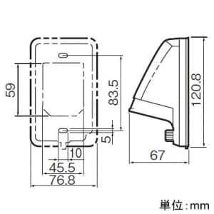 パナソニック 【在庫限り】フル防水抜け止めコンセント アースターミナル付 3コ用 露出・埋込両用 15A 125V クリームグレー フル防水抜け止めコンセント アースターミナル付 3コ用 露出・埋込両用 15A 125V クリームグレー WK2113K 画像2