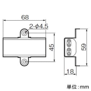 パナソニック ジョイントボックス スイッチ回路付 20A 300V ジョイントボックス スイッチ回路付 20A 300V WJ3302 画像3