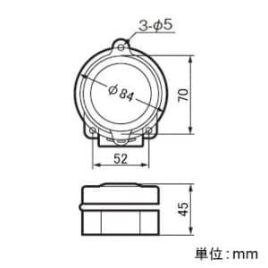 パナソニック 防水ジョイントボックス 小 防水ジョイントボックス 小 WJ4101 画像2